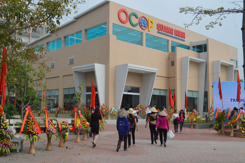 Trung tâm OCOP Quảng Ninh tại TX Đông Triều.